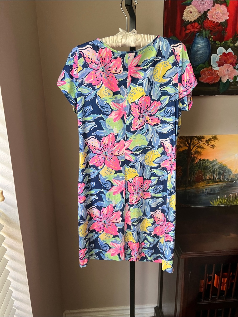 Lilly Pulitzer Marlowe boat neck capri dress 100% pima cotton - Picture 6 of 8